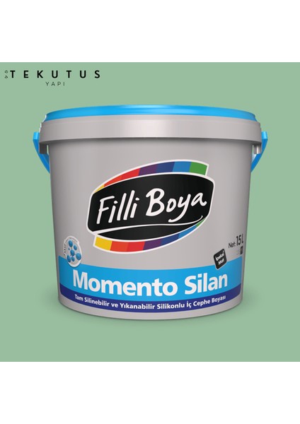 Momento Silan Silikonlu Iç Cephe Boyası 15 L Sarmaşık / S-833