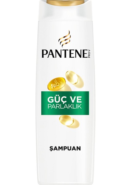 Pantene Güç ve Parlaklık Şampuan 400 ml 2 Adet