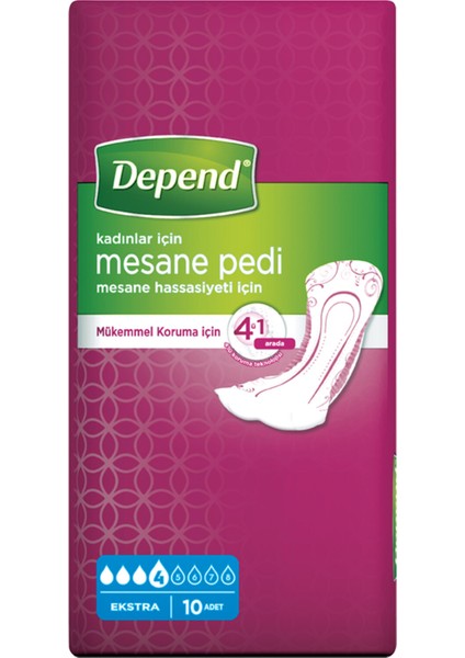Mesane Pedi Kadın Ekstra 10'lu 3 Adet