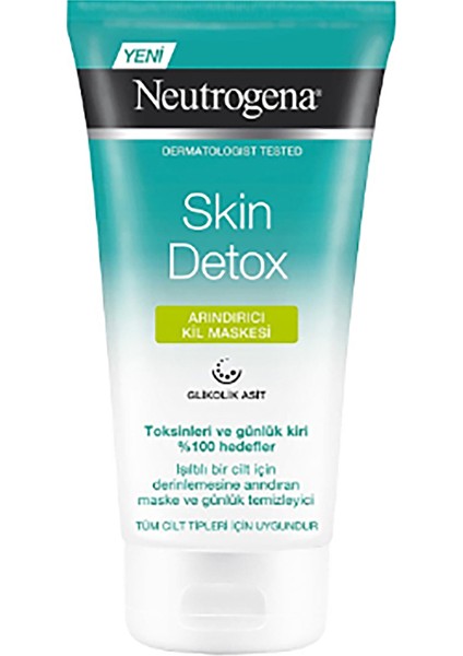 4 Adet Neutrogena Skın Detox Arın.kıl Maskesi 150 Ml.
