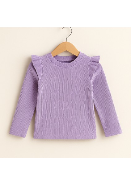 Kız Çocuk 3'lü Uzun Kollu Badi. 6 Ay 7 Yaş Arası 3 Lü Badi Seti Fırfır Detaylı %100 Pamuk Kız Bebek indirimleri