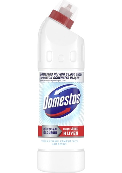 Yoğun Kıvamlı Çamaşır Suyu Kar Beyazı 750 ml 2 Adet