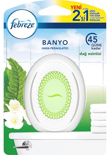 4 Adet Febreze Banyo Dağ Esintisi fiyatları