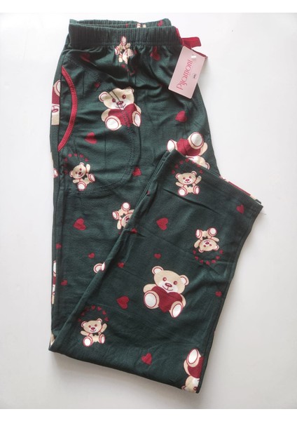 Cepli Süet Büyük Beden Pijama Altı 494