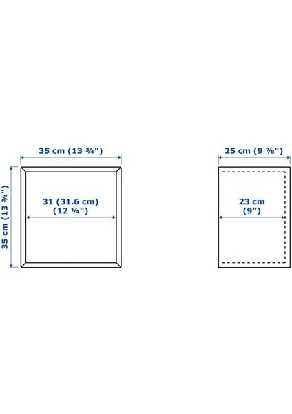 Eket Dolap Ünitesi Beyaz 35 x 25 x 35 cm Tek Bölmeli fiyatları