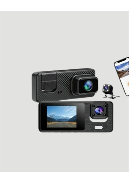 1080P 3 Kameralı Araç Dvr – Döngü Kayıt ve Geri Görüş Özellikli - T440G852-Z68440 indirimleri