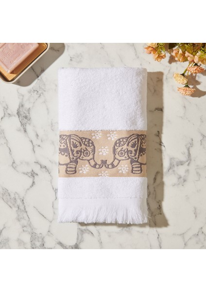 Boho Yüz Havlusu - Gri Filli - 50X80 cm fiyatları