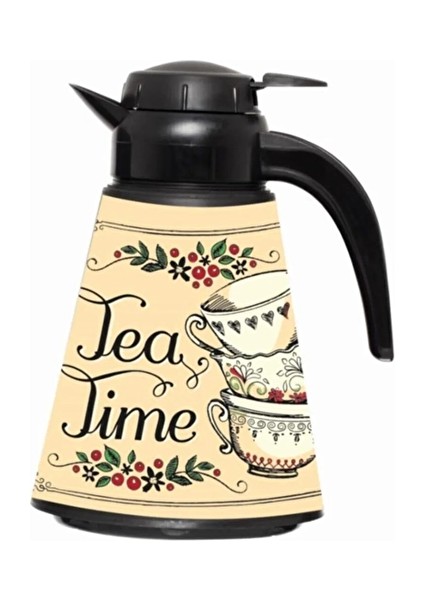 2 Adet Herevin Desenli Konik Termos 1,2l