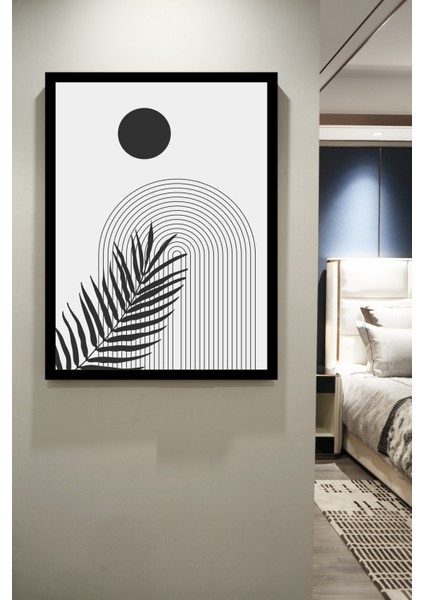 Siyah - Beyaz Bahem Stil Dekoratif Çerçevesiz 'lü Set Mdf Tablo fiyatları