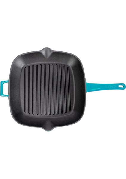 Döküm Kare Izgara Tava Döküm Demir Yekpare Saplı Ölçü 26X26CM. modelleri