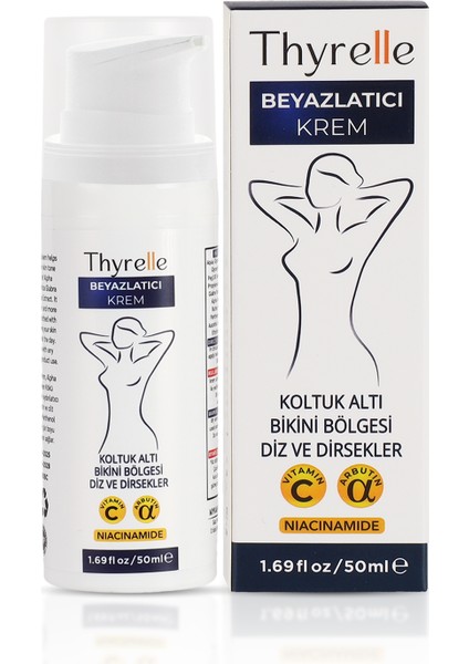 Cilt Beyazlatıcı Krem Leke, Kararma ve Renk Eşitsizliklerine Karşı Etkili Bakım Kremi , 50ML Beyazlatıcı Krem