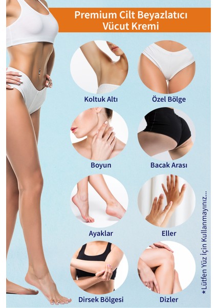 Cilt Beyazlatıcı Krem Leke, Kararma ve Renk Eşitsizliklerine Karşı Etkili Bakım Kremi , 50ML Beyazlatıcı Krem