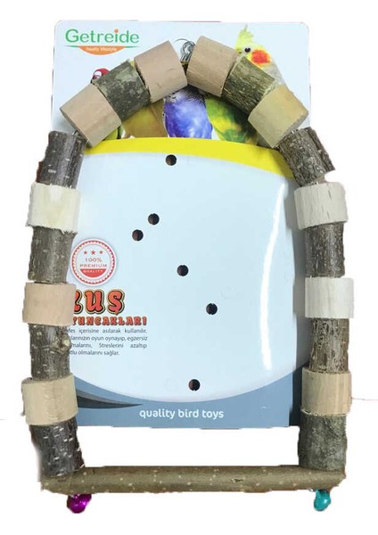 Doğal Papağan Salıncağı 22X18 cm