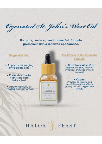Ozonlu Kantaron Yağı 30 ml - Ozonated St. John's Wort Oil 1 Fl.oz fiyatları