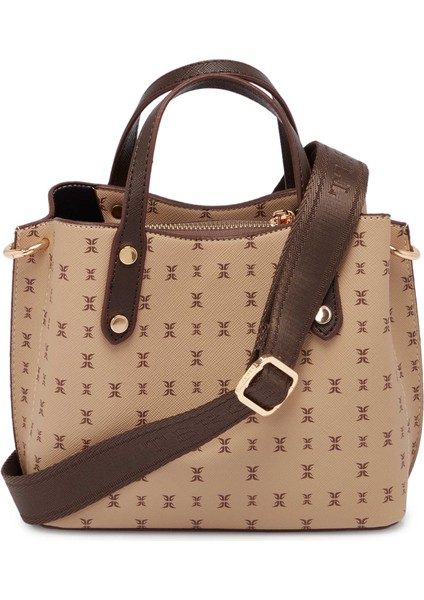 Bej Print Kadın Omuz Çantası - S1WPR0000806-T2E modelleri