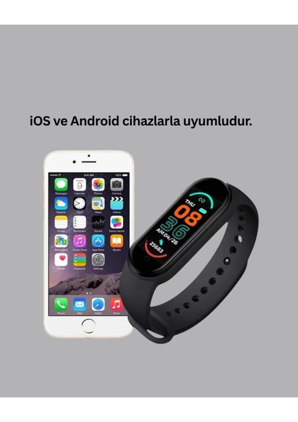 Tpu ve Silikon Kordonlu Akıllı Bileklik – 20 Gün Bekleme Süresi - EMY2433-8678 fırsatları