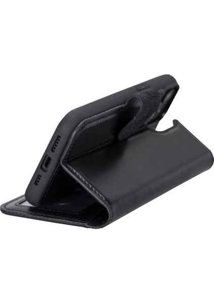 Apple iPhone 14 Uyumlu Deri Cüzdanlı Kılıf Mwwn Rst1 Siyah fiyatları