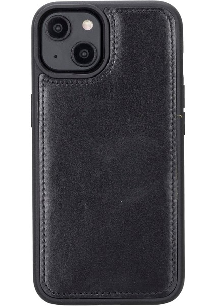 Apple iPhone 14 Uyumlu Deri Cüzdanlı Kılıf Mwwn Rst1 Siyah fırsatları