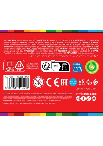 Jumbo Süper Yıkanabilir Keçeli Boya Kalemi 30’lu (Sert Kutu) fırsatları