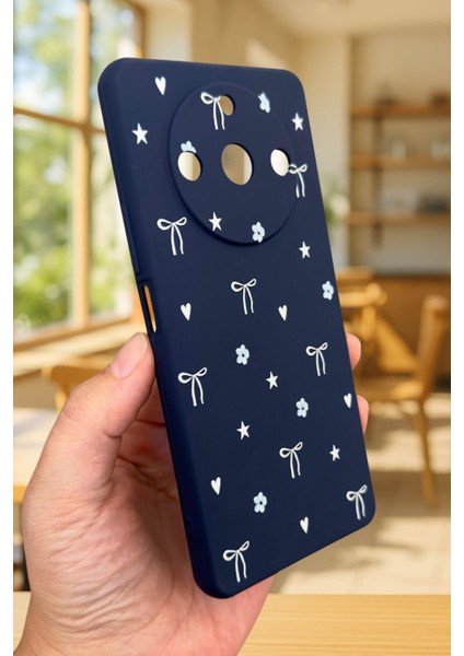 Realme 11 Pro Uyumlu Mini Fiyonk Desenli Silikon Darbe Emici Klasik Korumalı Rubber Kılıf modelleri