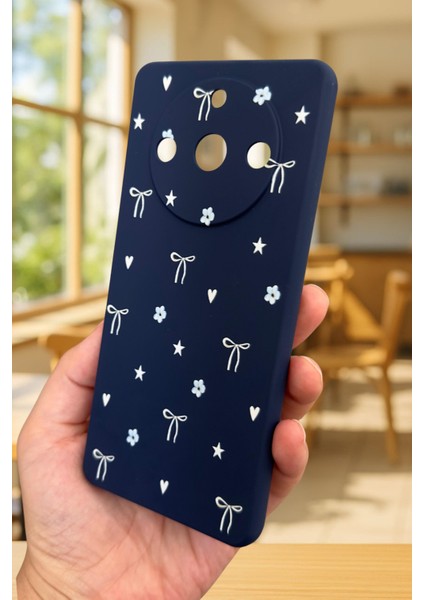 Realme 11 Pro Uyumlu Mini Fiyonk Desenli Silikon Darbe Emici Klasik Korumalı Rubber Kılıf fırsatları