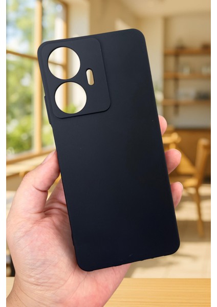 Realme C55 Uyumlu Silikon Darbe Emici Klasik Korumalı Rubber Kılıf