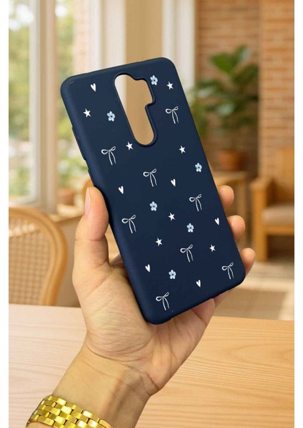 Xiaomi Redmi Note 8 Pro Mini Fiyonk Desenli Silikon Darbe Emici Klasik Korumalı Rubber Kılıf modelleri
