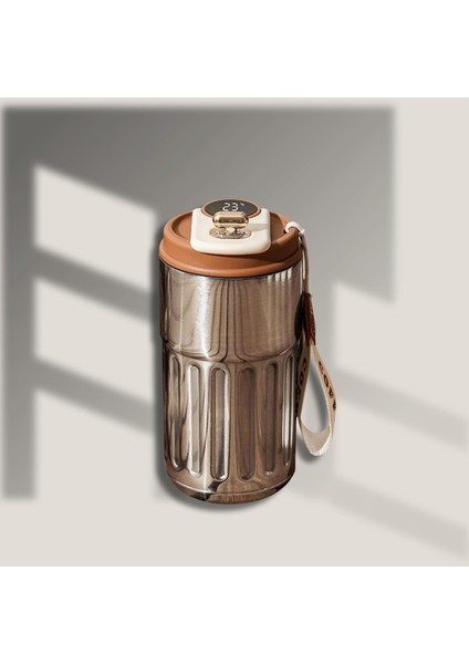 Akıllı LED Sıcaklık Göstergeli Çelik TERMOS/MUG-400 ml