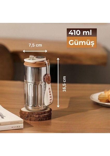 Akıllı LED Sıcaklık Göstergeli Çelik TERMOS/MUG-400 ml fiyatları