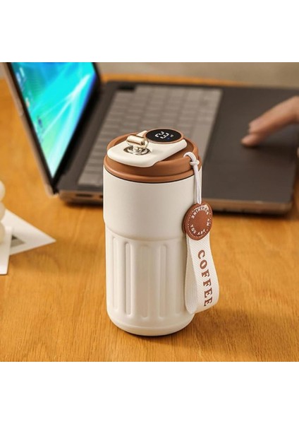Akıllı LED Sıcaklık Göstergeli Çelik TERMOS/MUG-400 ml