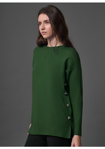 Bisiklet Yaka Düz Nefti Kadın Tunik M1MZ1030240013 modelleri