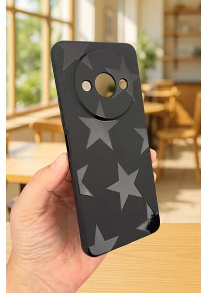 Xiaomi Redmi A3 Uyumlu Star Silikon Darbe Emici Klasik Korumalı Rubber Kılıf modelleri