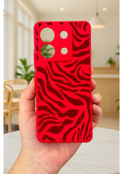 Xiaomi Redmi Note 13 Pro 5g Zebra Desenli Silikon Darbe Emici Klasik Korumalı Rubber Kılıf fırsatları