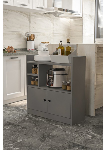 Çok Amaçlı Dolap,kahve Köşesi,mutfak Dolabı,portatif Minifix Kurulum