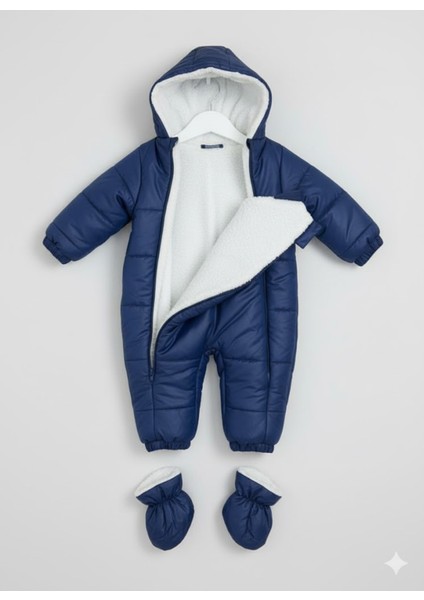 Çıkarılabilir Eldivenli Kalın Bebek Tulum – Soğuk Geçirmez, Hayvan Figürlü modelleri