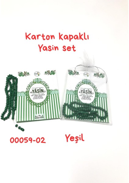 00059 Set Karton Kapaklı Yasin