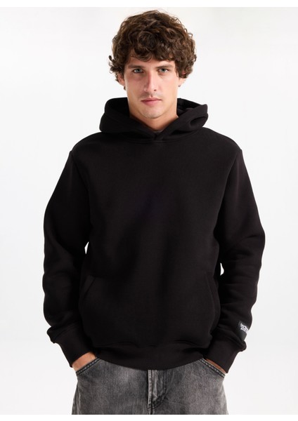 Kapüşon Yaka Siyah Erkek Sweatshırt 261 Lcm 241071 Nathan Siyah