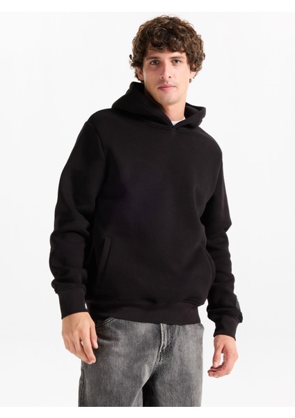 Kapüşon Yaka Siyah Erkek Sweatshırt 261 Lcm 241071 Nathan Siyah modelleri