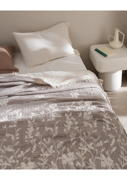 Fabrice Çift Kişilik %100 Pamuk Yatak Örtüsü - Vizon modelleri