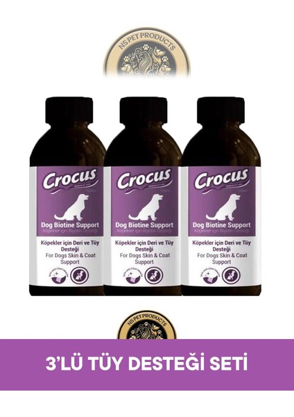 Köpek Tüy Sağlığı Damlası 3X100 ml fiyatları