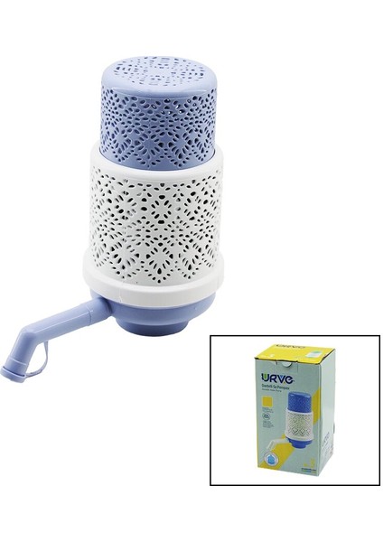 Dantelli Model Manuel Damacana Su Pompası Kutulu Ambalaj Damlama Önleyici Kapak (5067)