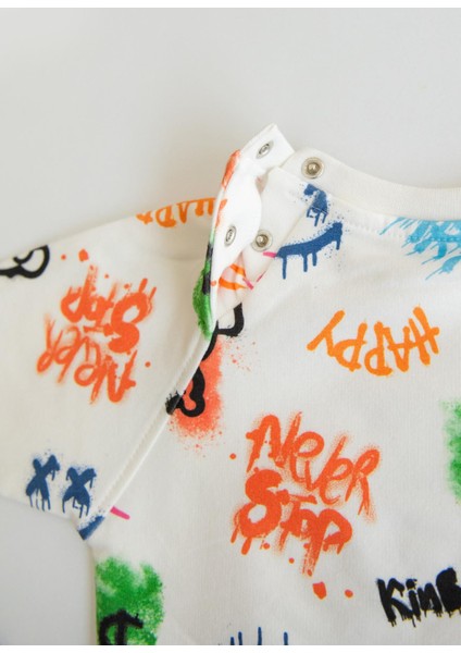 Organik Carles 2'li Takım Bebek Boy Çok Renkli