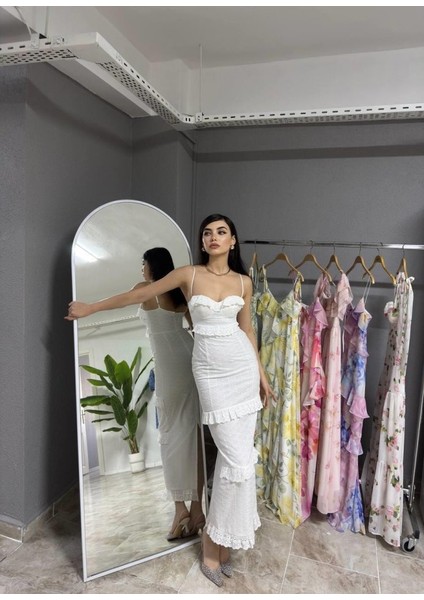 Lere Ip Askılı Elbise