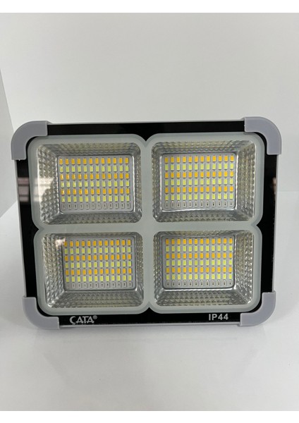 Miami Taşınabilir Solar Projektör IP44 Güneş Enerjili 3 Renk Modu Dimmerli ve Şarjlı LED Işık