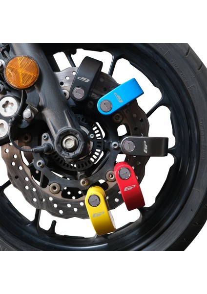 DSK003 Universal Alarmlı Motosiklet Disk Kilidi Gri modelleri