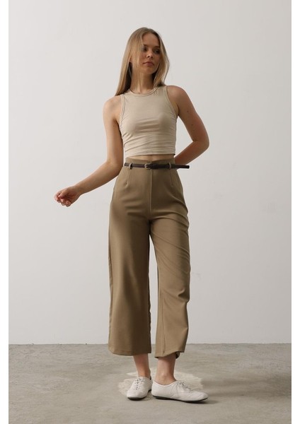 Kemer Pens Detaylı Pantolon - Haki modelleri