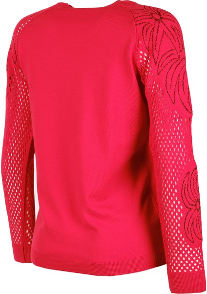 Minimalist Nakışlı Uzun Kol Kadın Kazak - Günlük & Özel Gün fırsatları