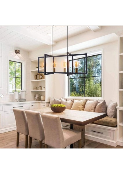 Farm 4'lü Siyah Sarkıt Avize fırsatları