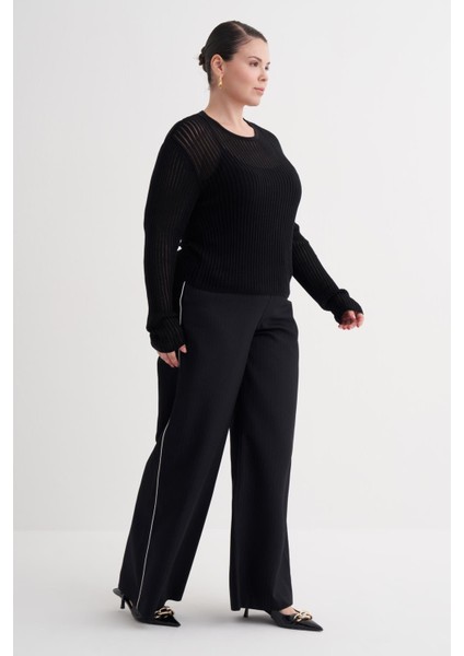 Transparan Ince Triko Bluz fırsatları