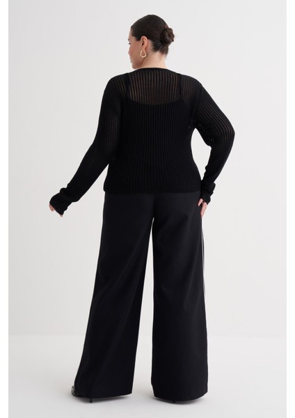 Transparan Ince Triko Bluz indirimleri